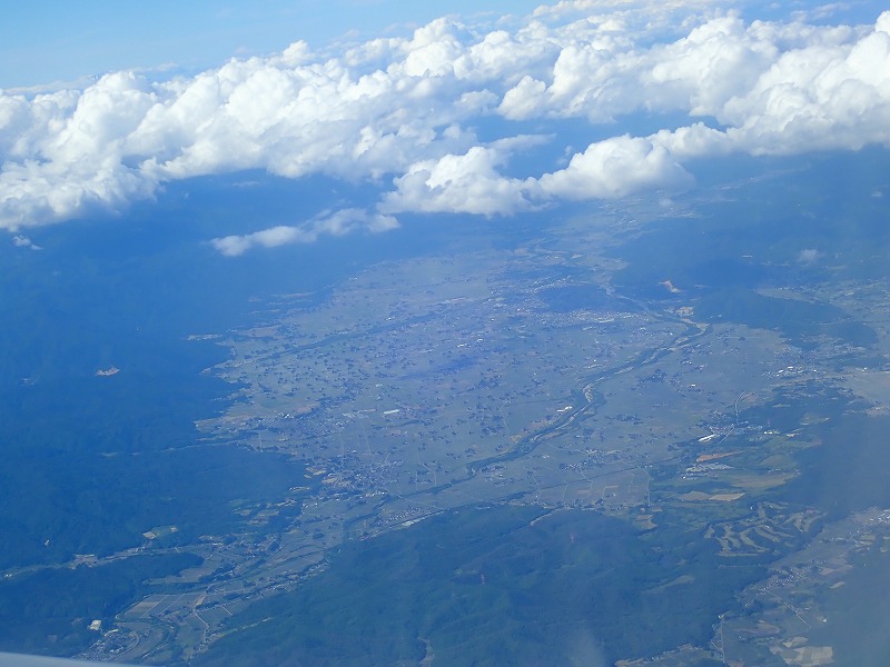 長井市航空写真